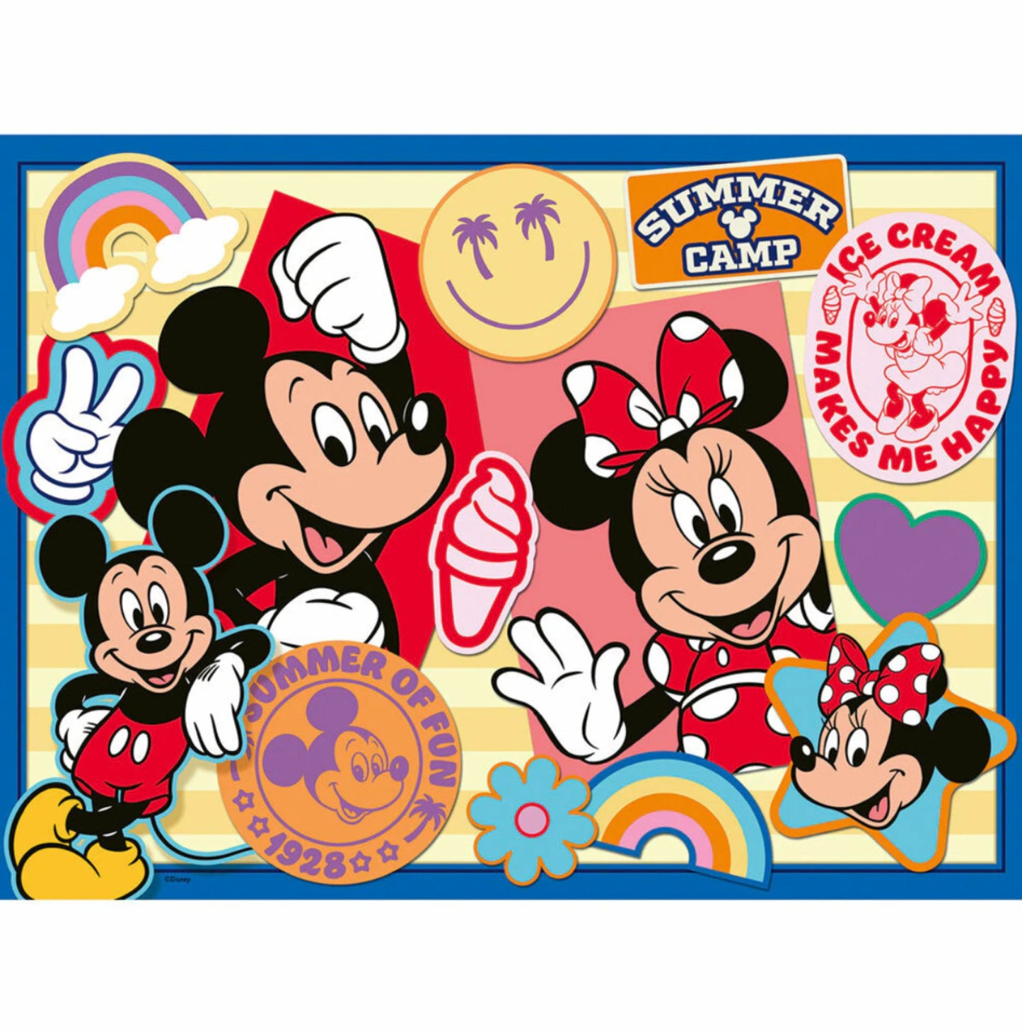 PUZZLE 200PC MICKEY & MINNIE