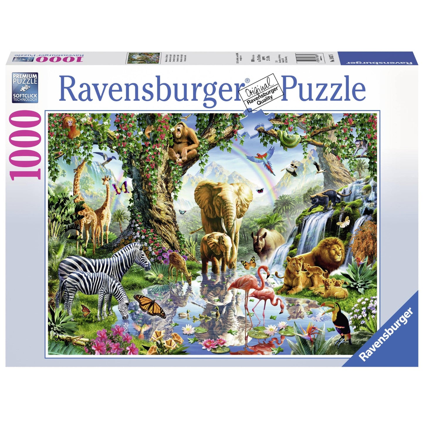 PUZZLE 1000PC ADVENTURES IN THE JUNGLE N