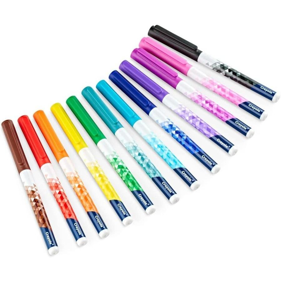 CRAYOLA MARKERS ULTRA FINE POINT 12PK