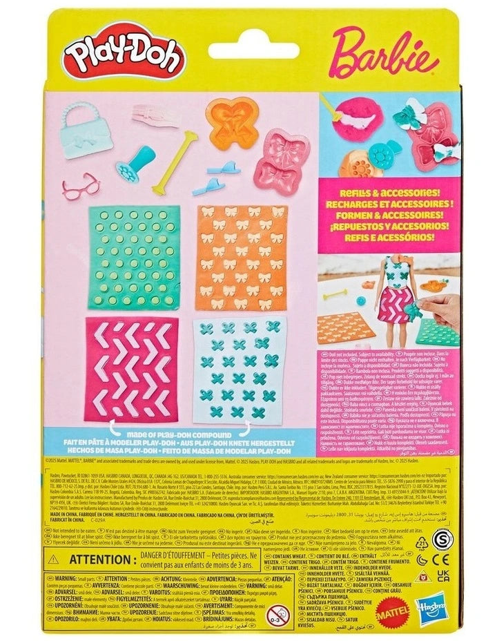 PD BARBIE DESIGNER PATTERN PEARLS/BOWS