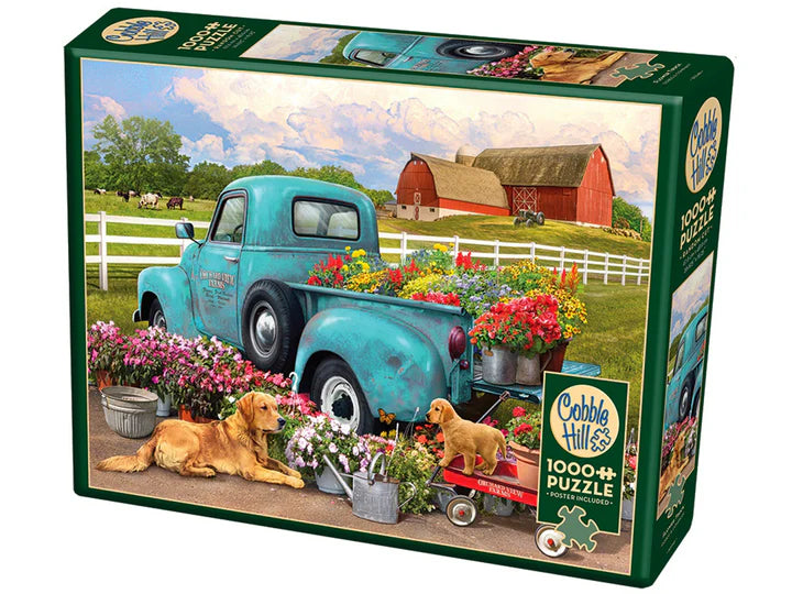 PUZZLE 1000PC FLOWER TRUCK
