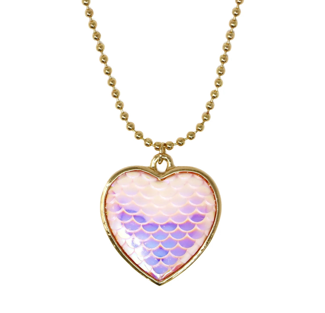 P/POP DREAMLAND MERMAID HEART NECKLACE S