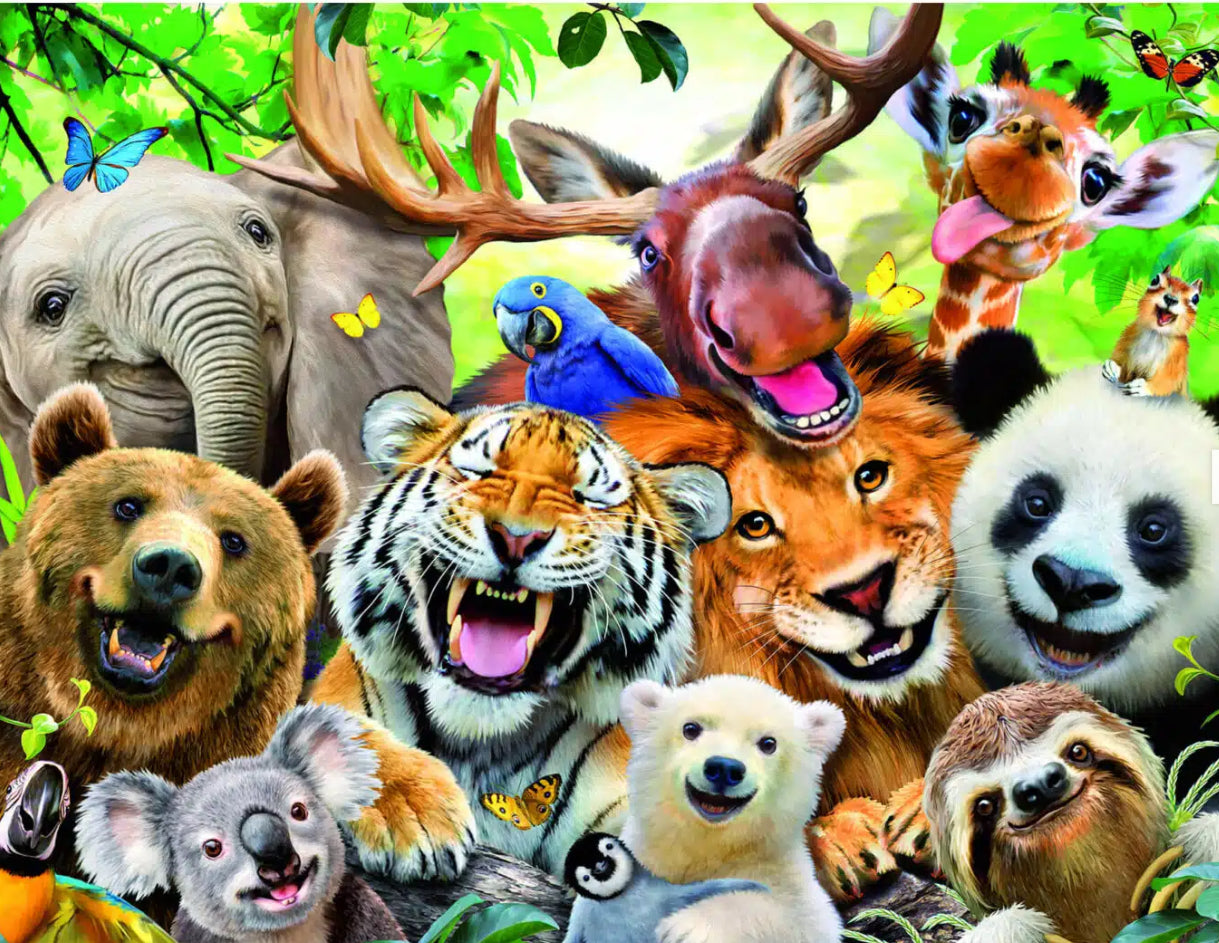 PUZZLE 300PC ANIMAL SELFIE