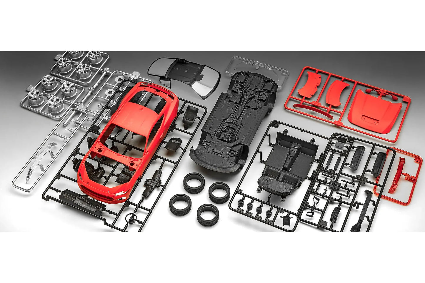 REVELL 1/25 FORD MUSTANG GT MODEL SET