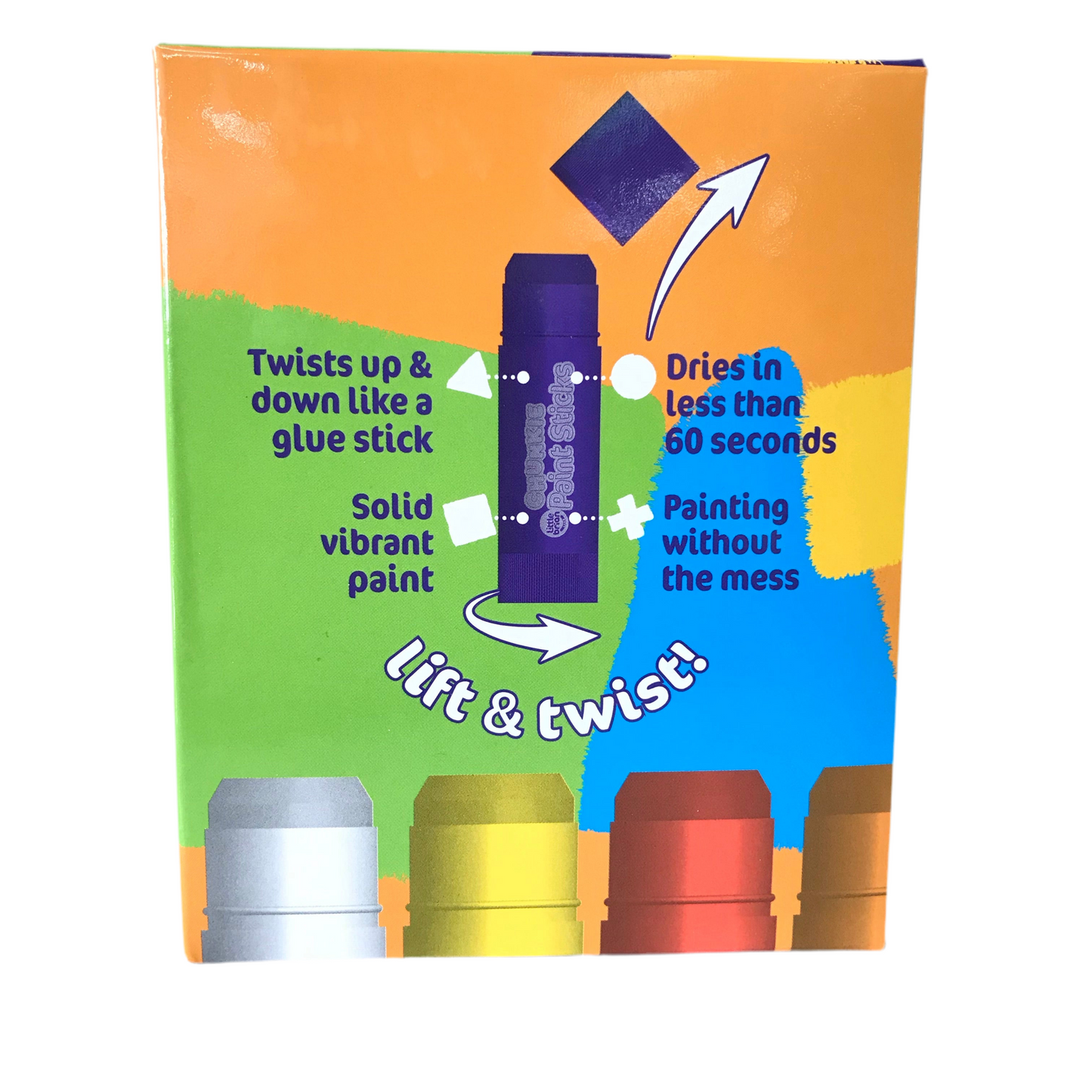 Little Brian Paint Sticks Chunkie 12Pk
