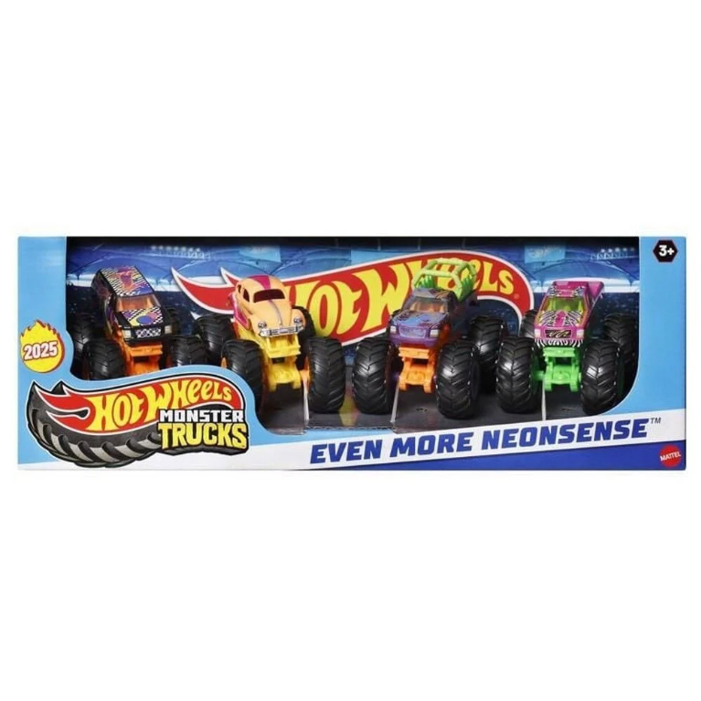 H/W MONSTER TRUCKS 1:64 4 PACK AST 2023