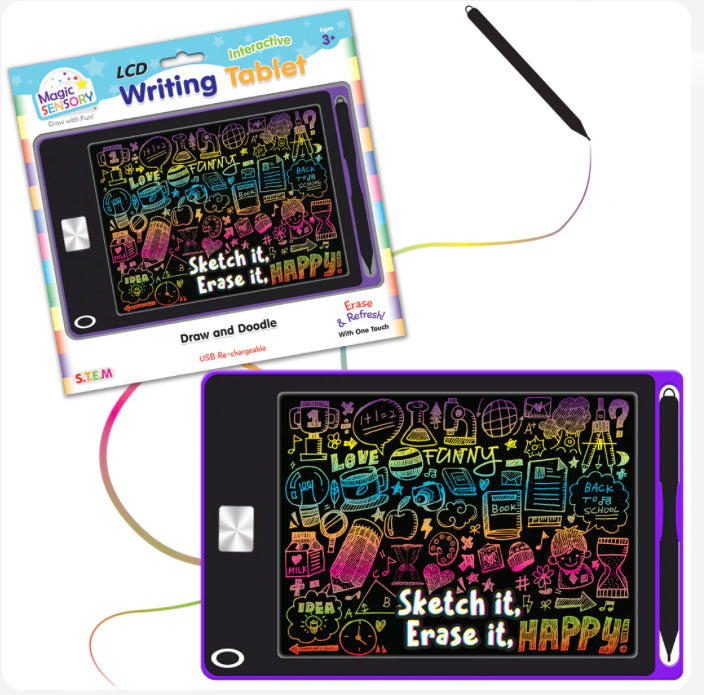 INTERACT LCD WRITING TABLET PURPLE ART