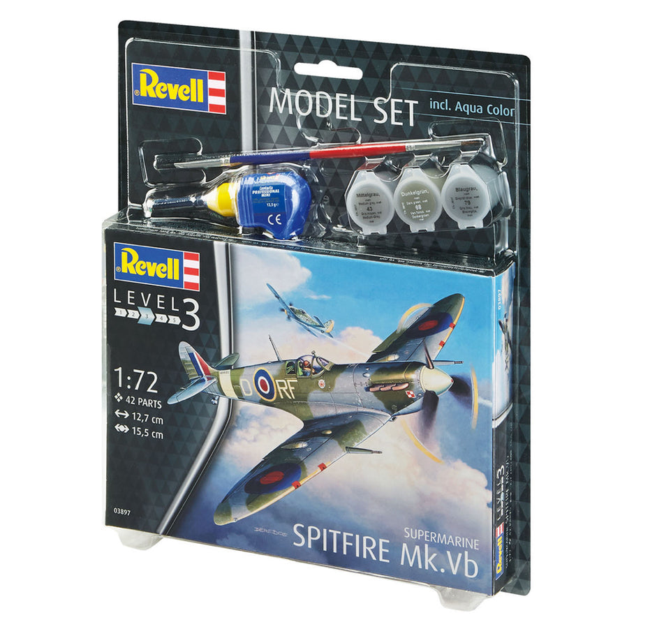 REVELL 1:72 MODEL KIT SPITFIRE MK.VB SUB