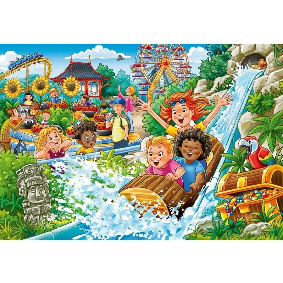 PUZZLE 2X24PC AMUSEMENT PARK FUN
