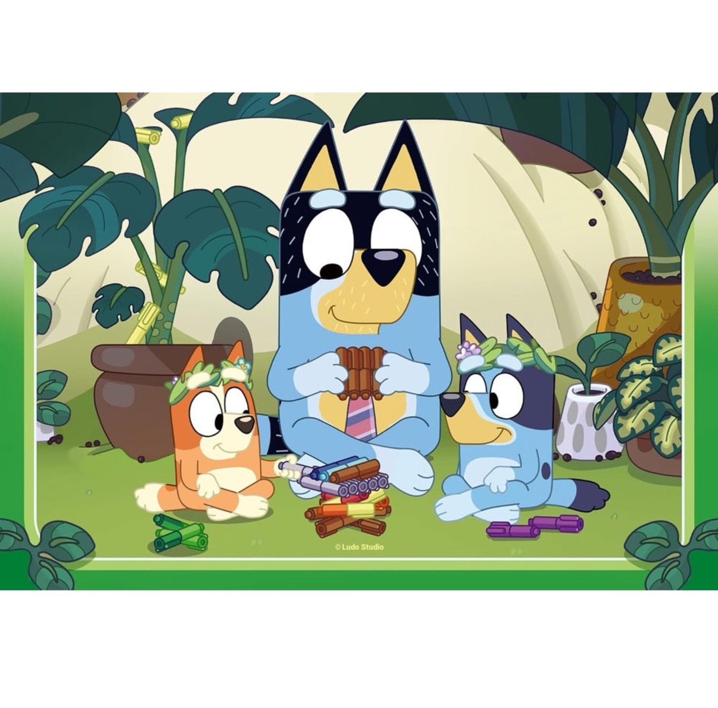 PUZZLE 2X24PC BLUEY