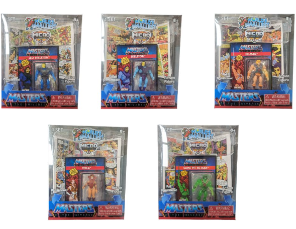 WORLD'S SMALLEST MOTU & TRANSFORMERS AST