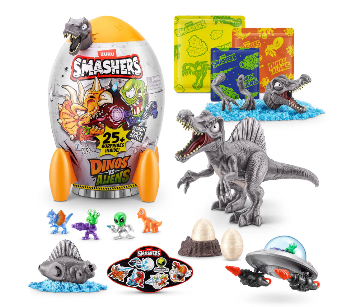 SMASHERS DINO VS ALIEN ROCKET