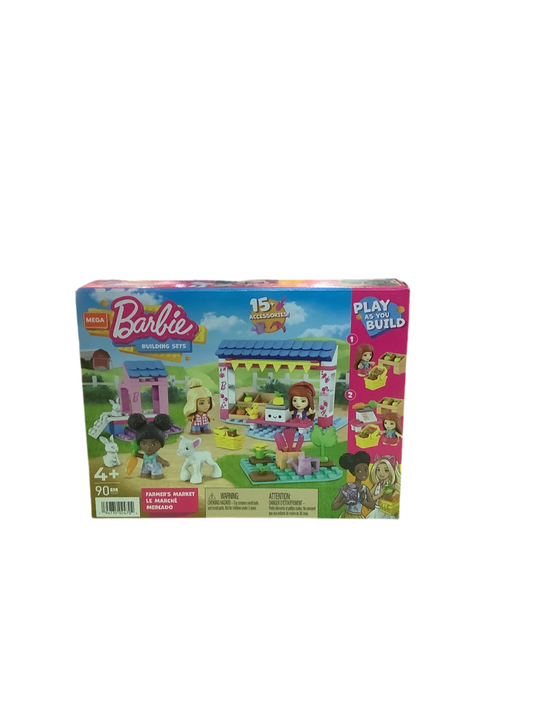 BARBIE MEGA BLOKS FARMERS MARKET 90PCS