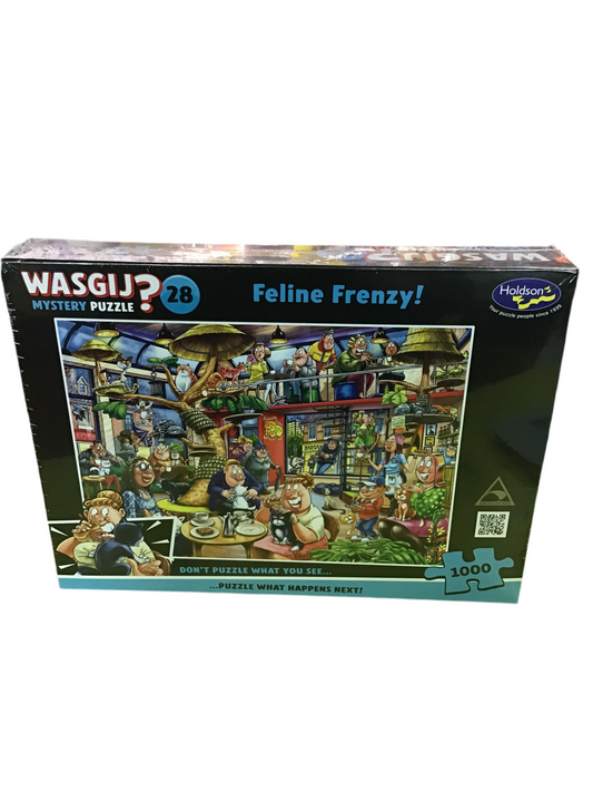 PUZZLE WASGIJ #28 MYSTERY FELINE FRENZY