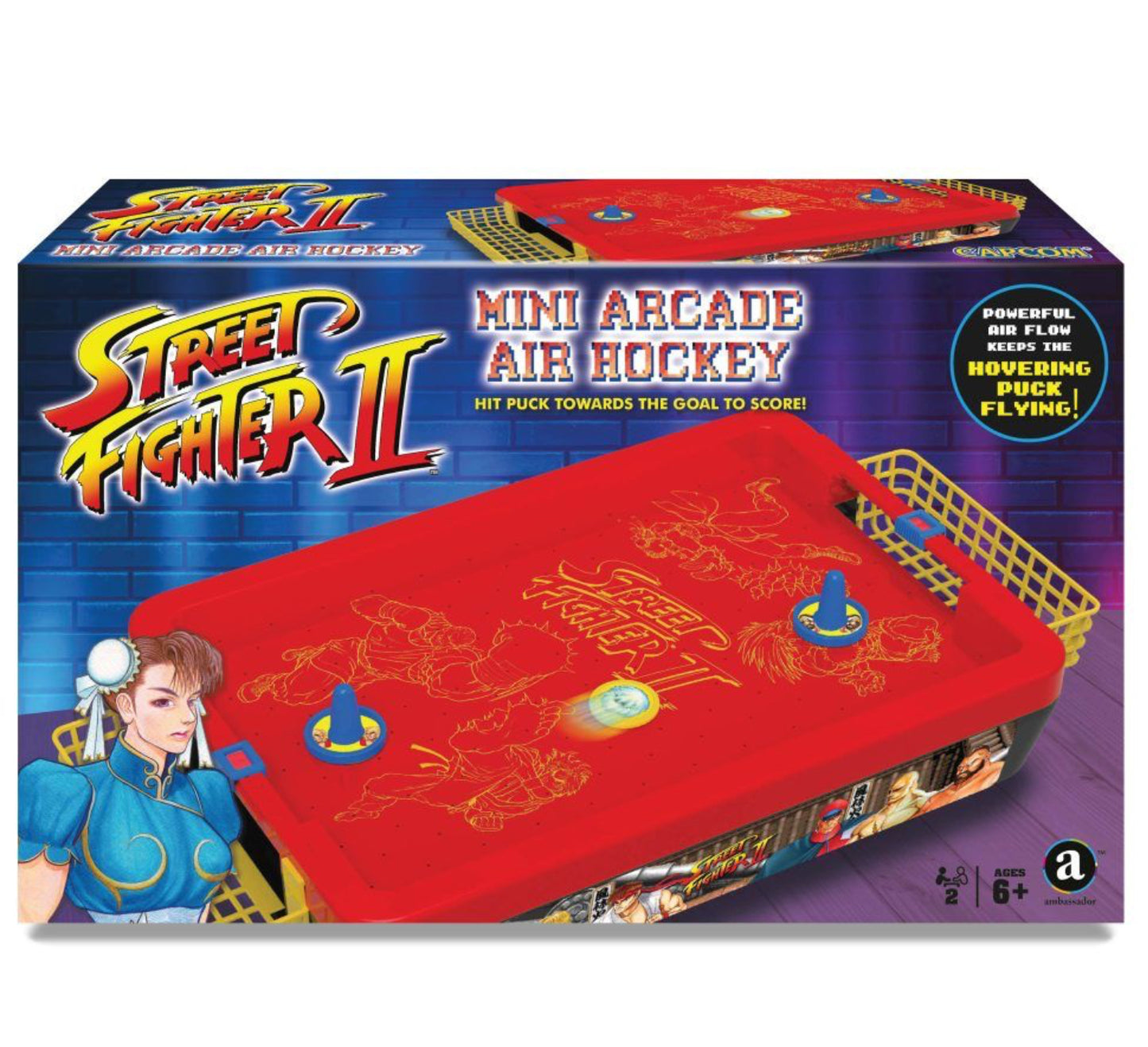 GAME ARCADE MINI AIR HOCKEY STREET FIGHT