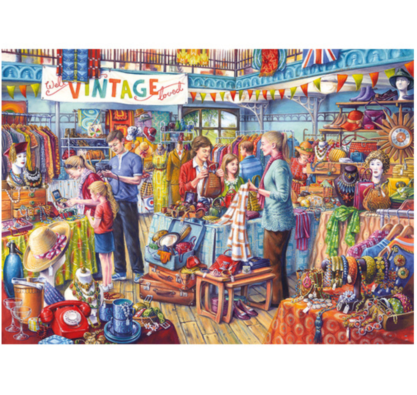 PUZZLE 1000PC NEARLY NEW