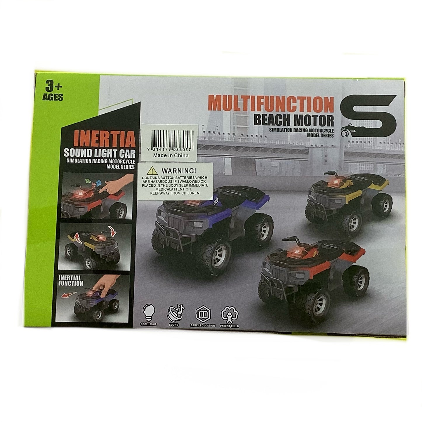 ATV FRICTION W LIGHTS AND SOUNDS