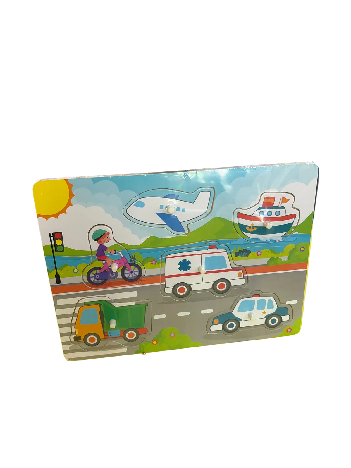 PUZZLE WOODLETS LIFT & LOCK VEHICLES