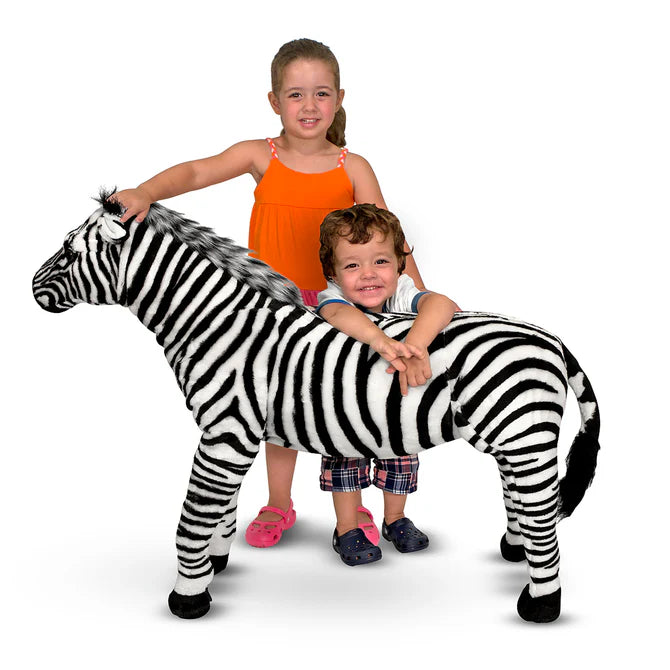 M&D LARGE PLUSH ZEBRA