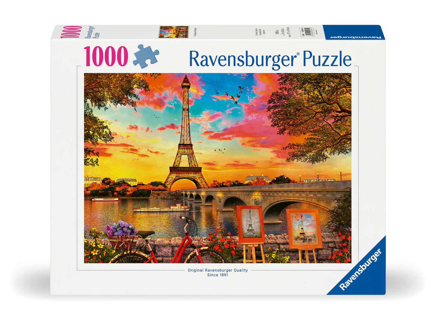 PUZZLE 1000PC BANKS OF THE SEINE