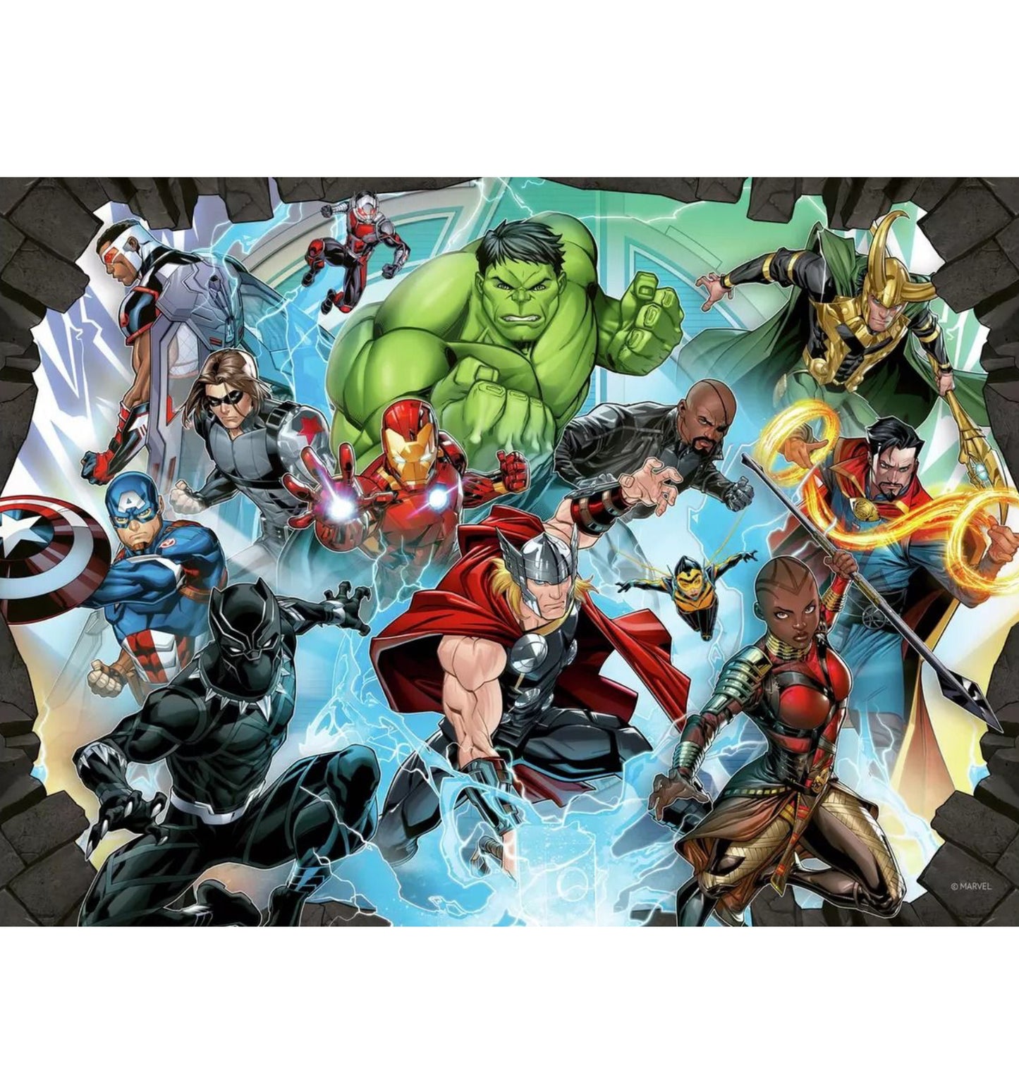 PUZZLE 4X100PC MARVEL AVENGERS