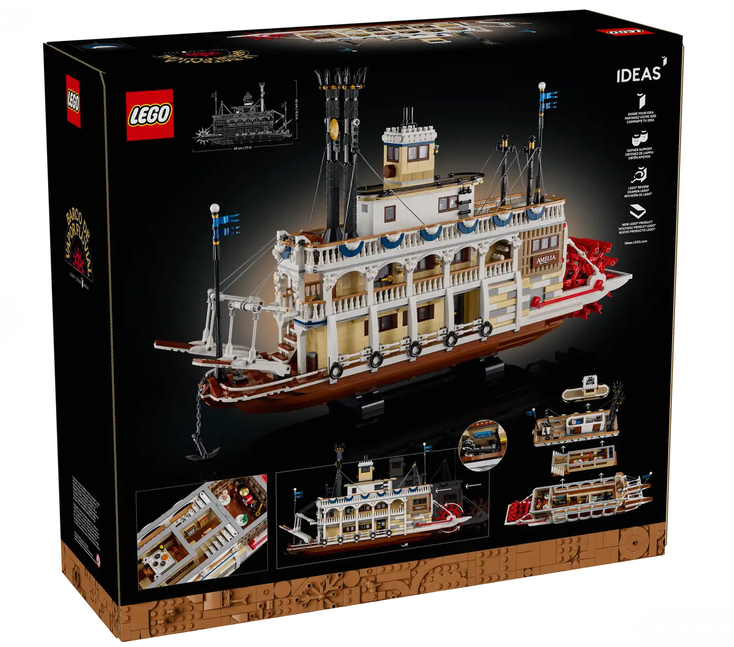 LEGO 21356 RIVER STEAMBOAT