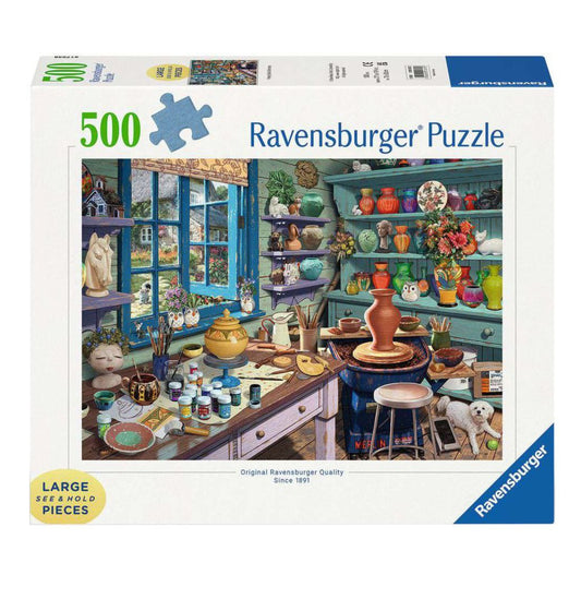 PUZZLE 500PC POTTERY STUDIO SANCTUARY