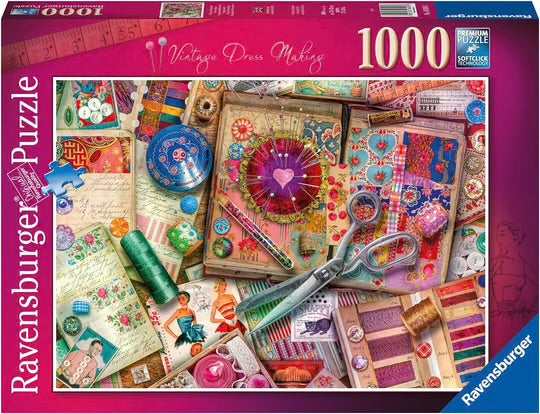 PUZZLE 1000PC VINTAGE DRESSMAKING