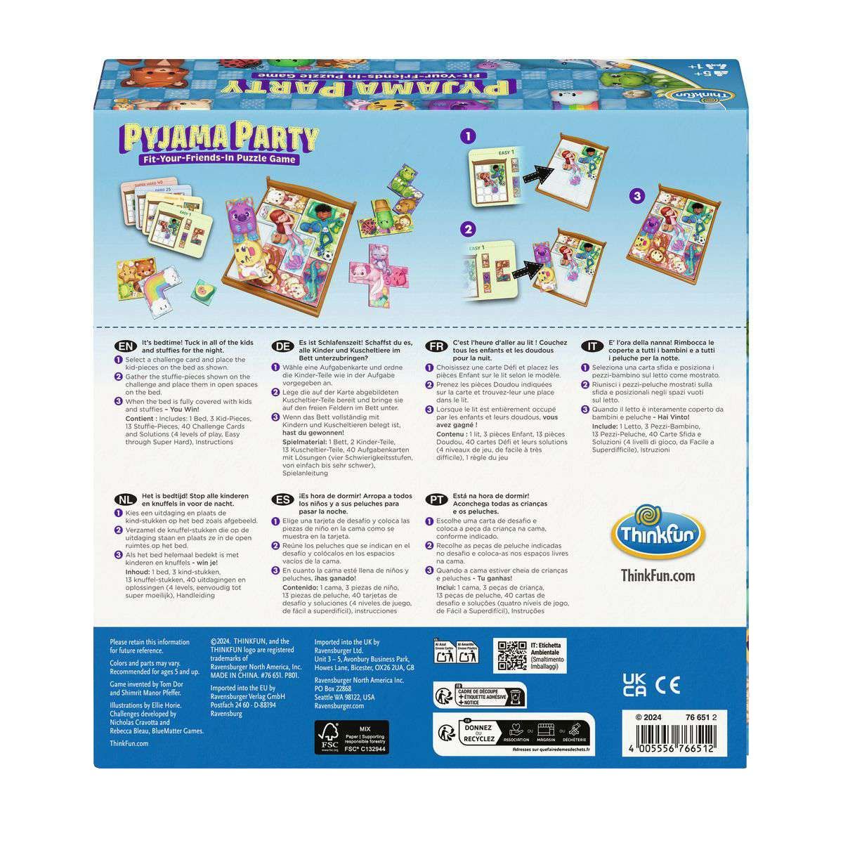 THINKFUN PYJAMA PARTY GAME