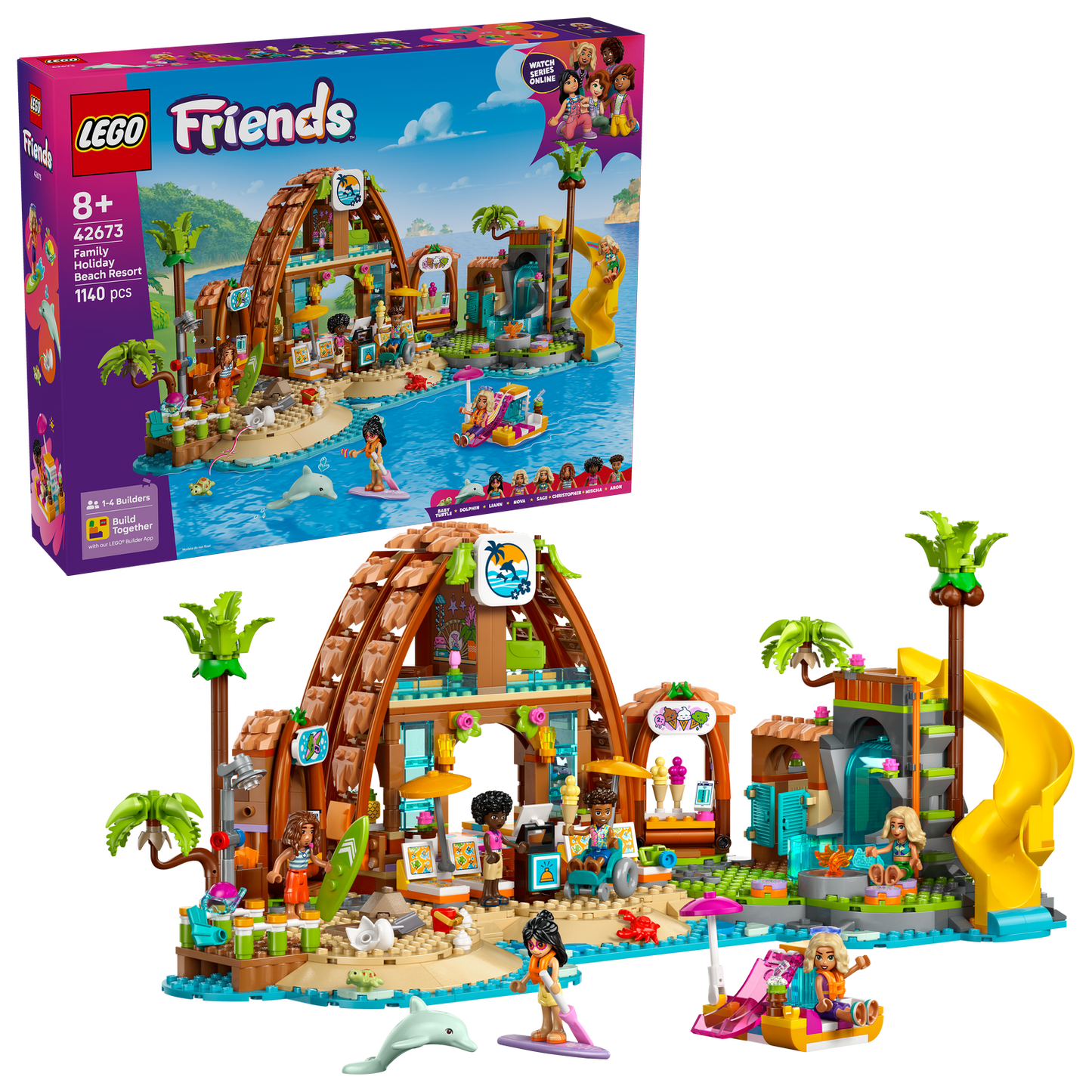 LEGO 42673 FRIENDS FAMILY VACATION BEACH