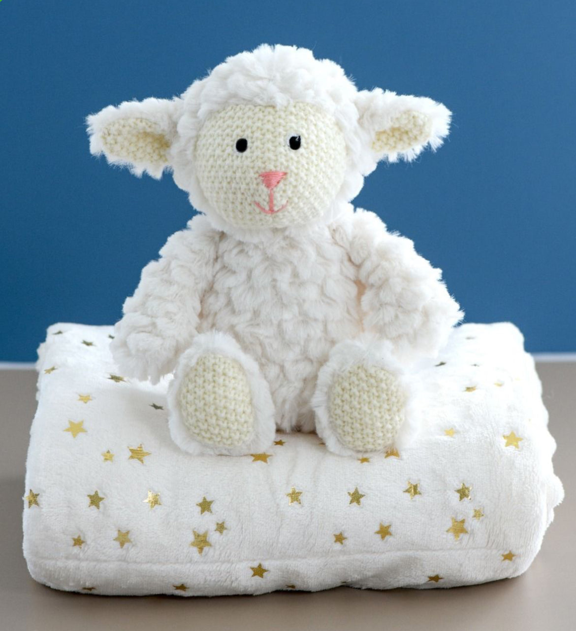 BABY BOO SOFT KNIT LAMB 25CM