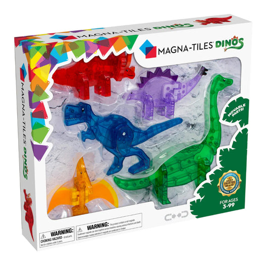 MAGNA TILES DINOS 5 PIECE SET