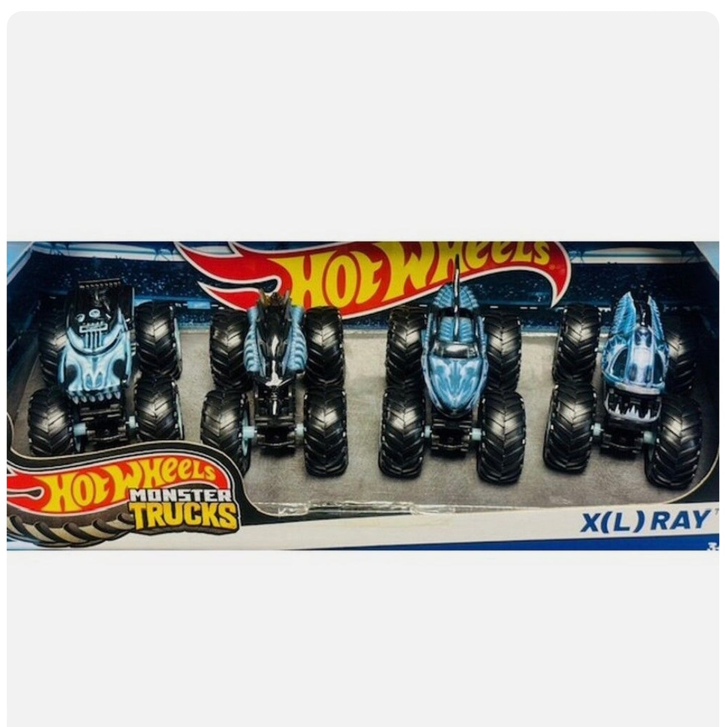 H/W MONSTER TRUCKS 1:64 4 PACK AST 2023