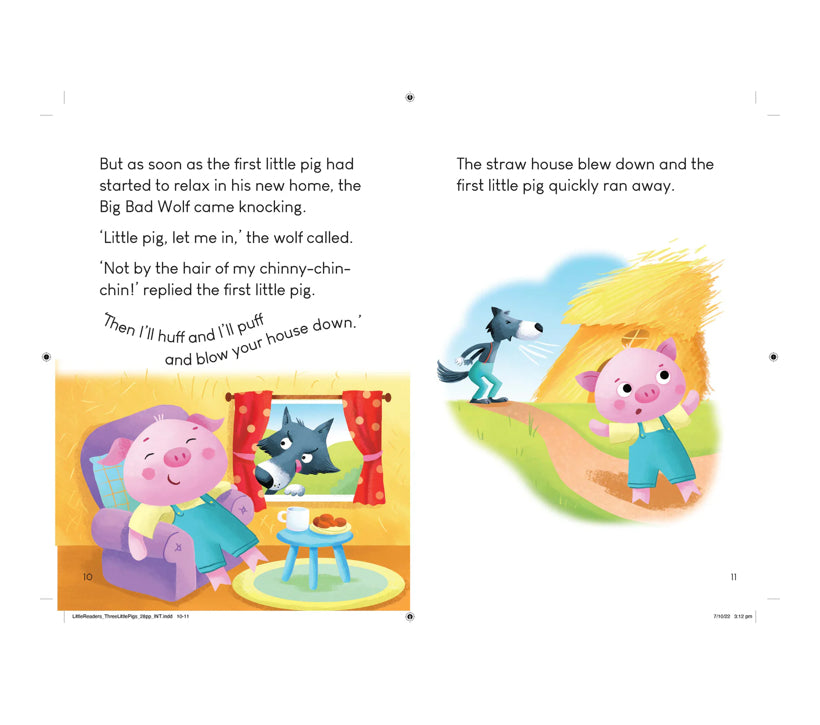 BOOK LITTLE READERS THE 3 LITTLE PIGS