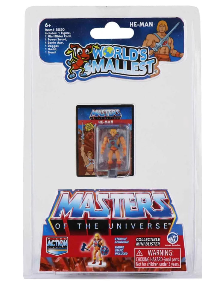 WORLD'S SMALLEST MOTU MICRO FIGS AST