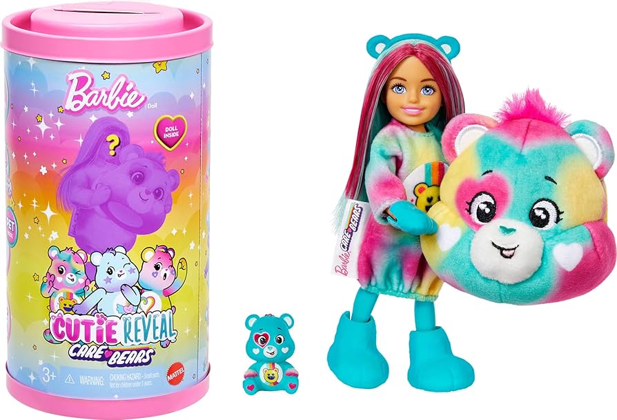BRB CHELSEA COLOR REVEAL CARE BEAR AST