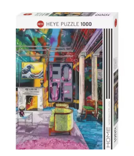 PUZZLE 1000PC HEYE ROOM WITH WAVE