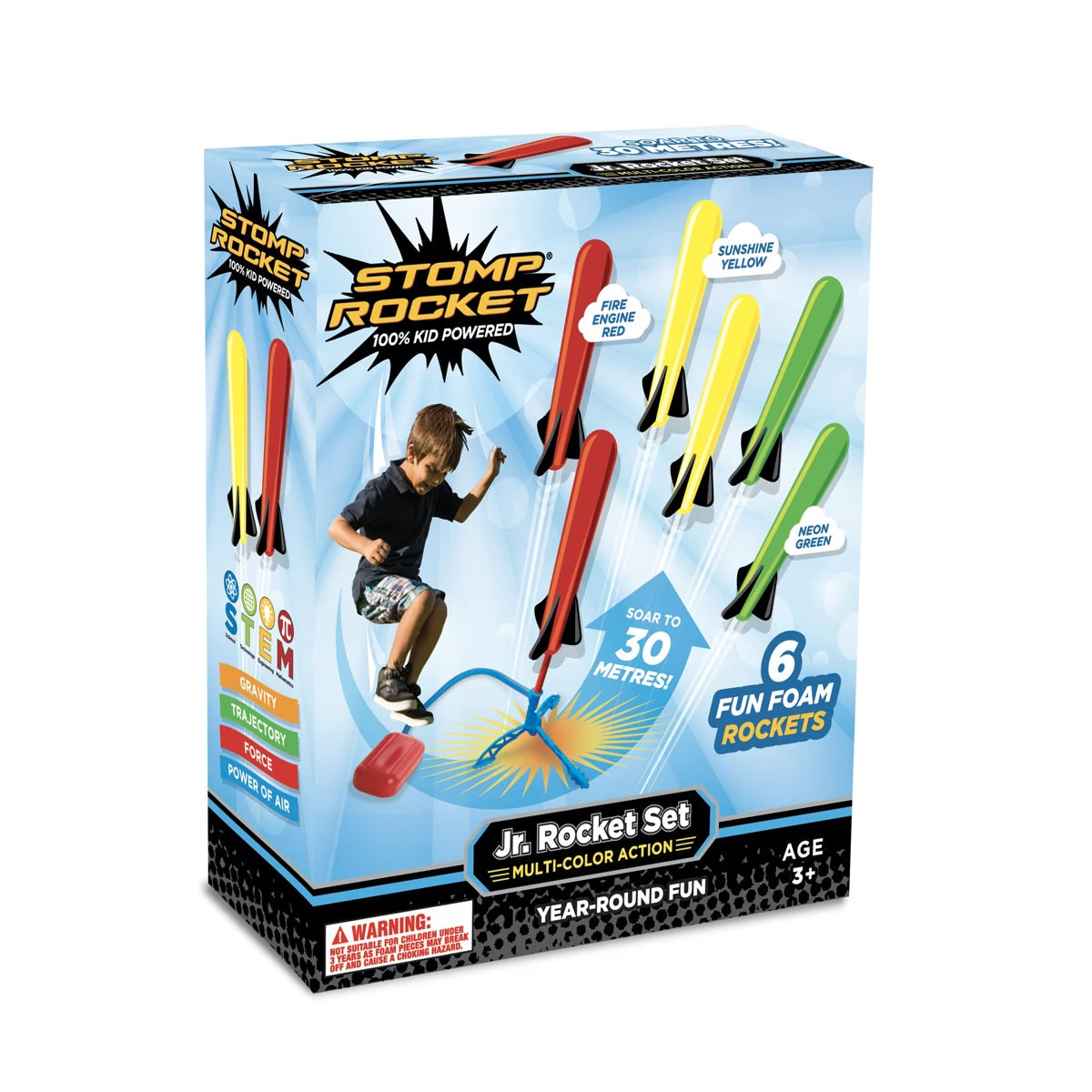 JR. STOMP ROCKET MULTI COLOR 6PK