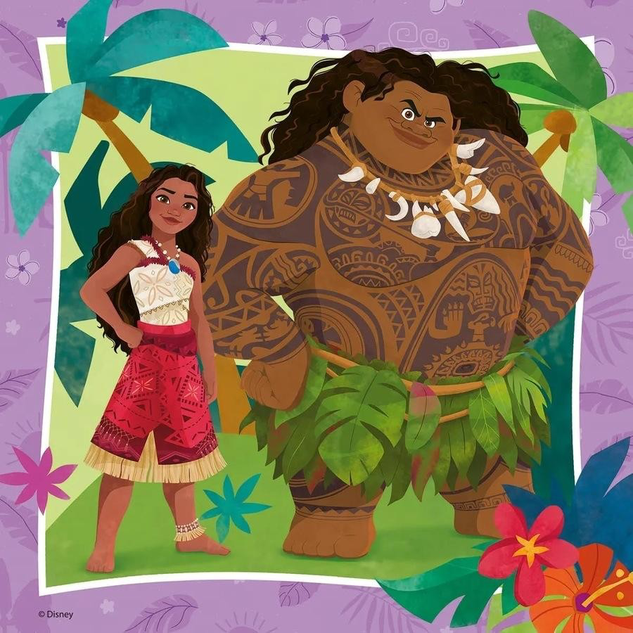 PUZZLE 3X49PC MOANA 2
