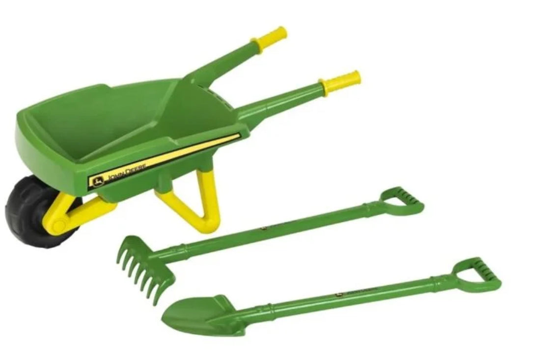 JOHN DEERE WHEELBARROW SET