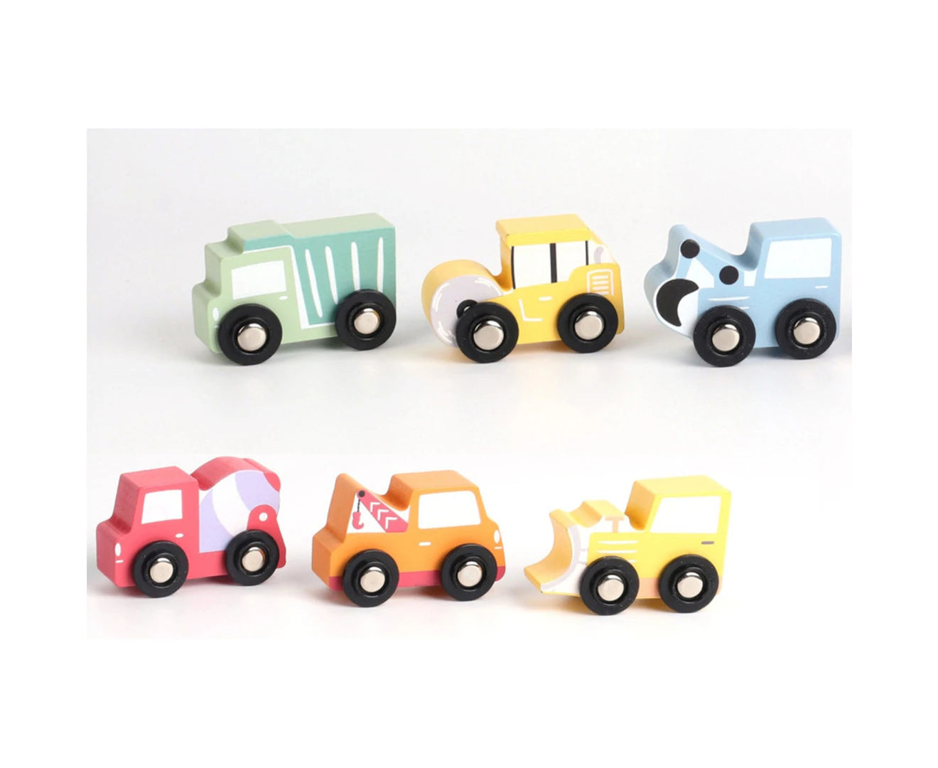 WOODEN VEHICLE SET LITTLE CONSTRUCTORS