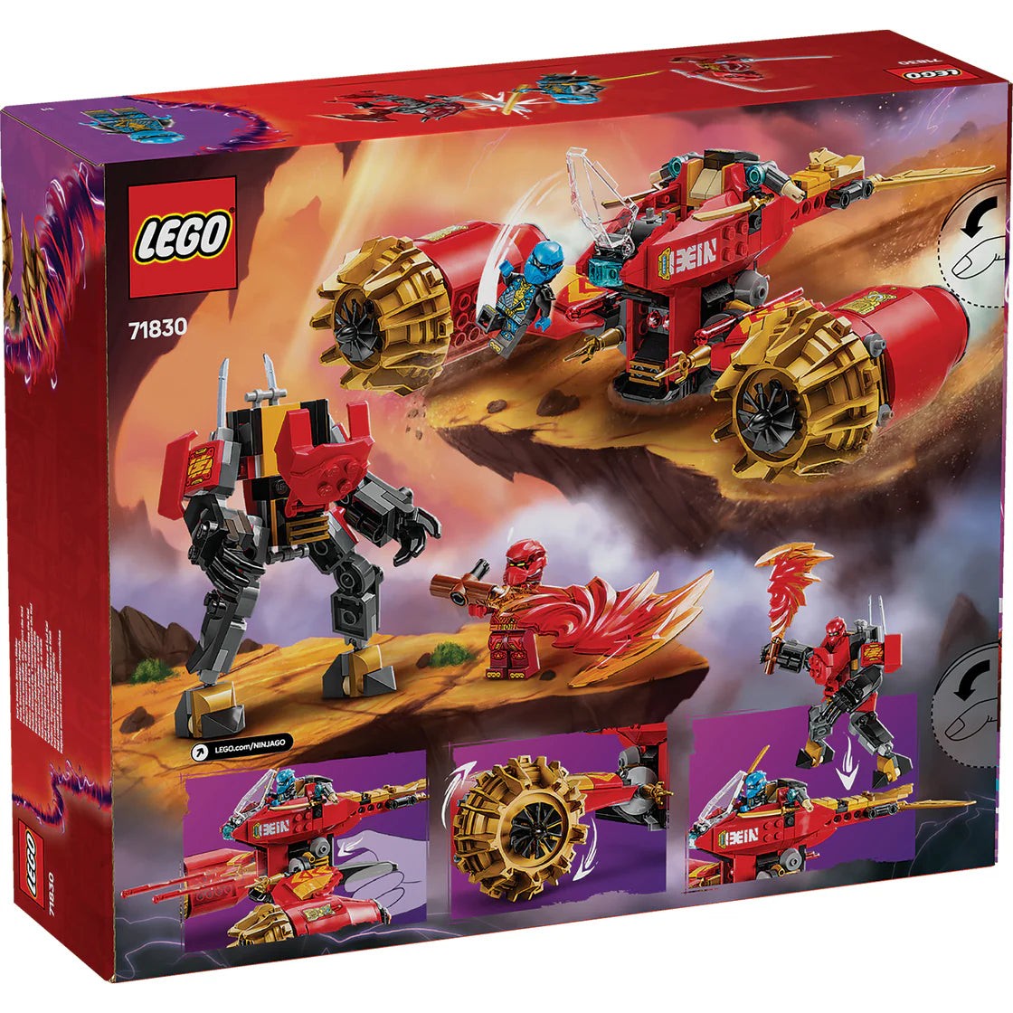 LEGO 71830 NINJAGO KAI'S MECH STORM RIDE