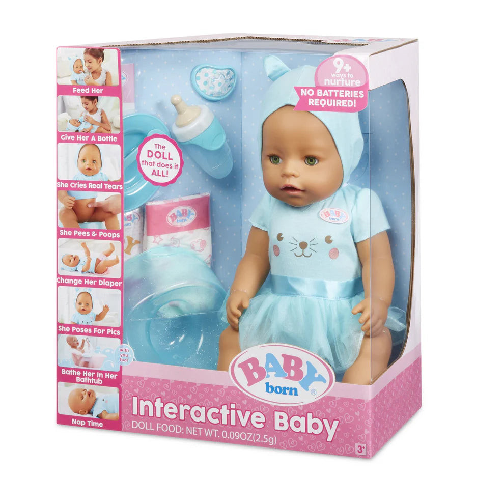 BB BABY BORN INTERACTIVE BABY GIRL