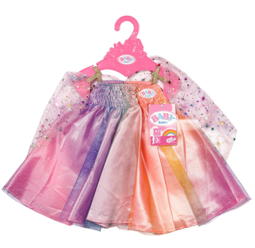 BB BABY BORN RAINBOW DRESS 43CM