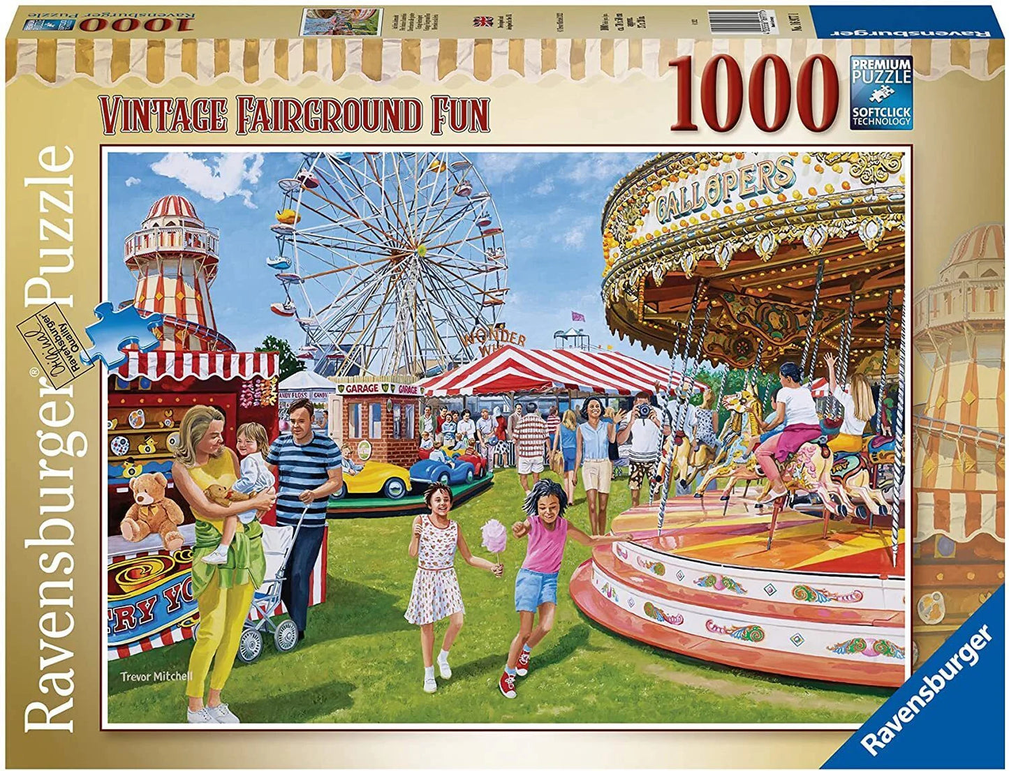 PUZZLE 1000PC VINTAGE FAIRGROUND FUN NEW
