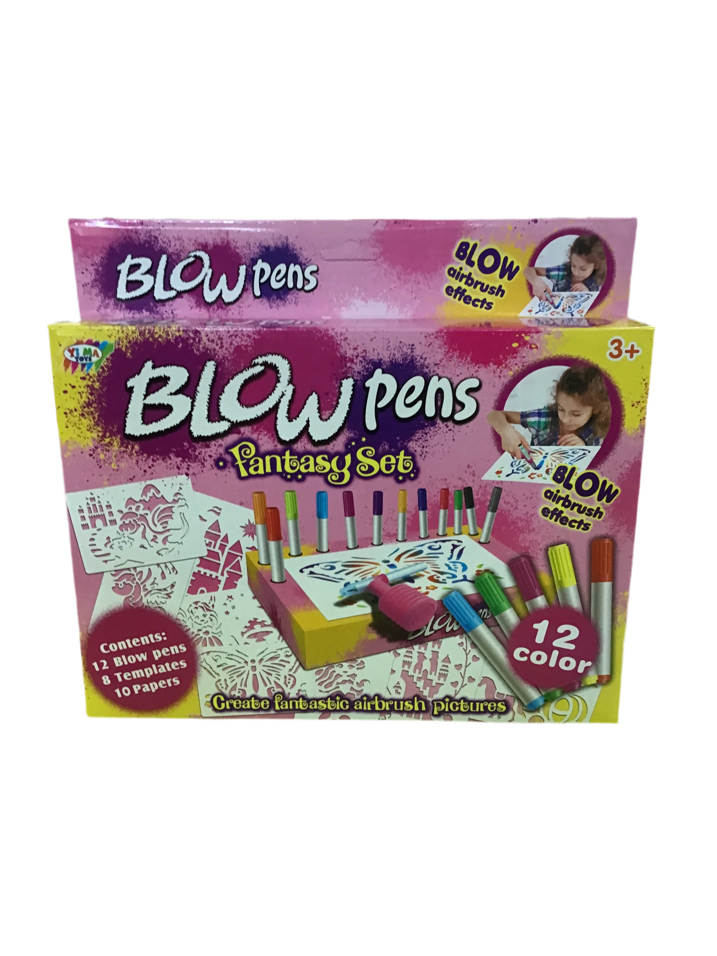 BLOW PENS AIRBRUSH SET AST