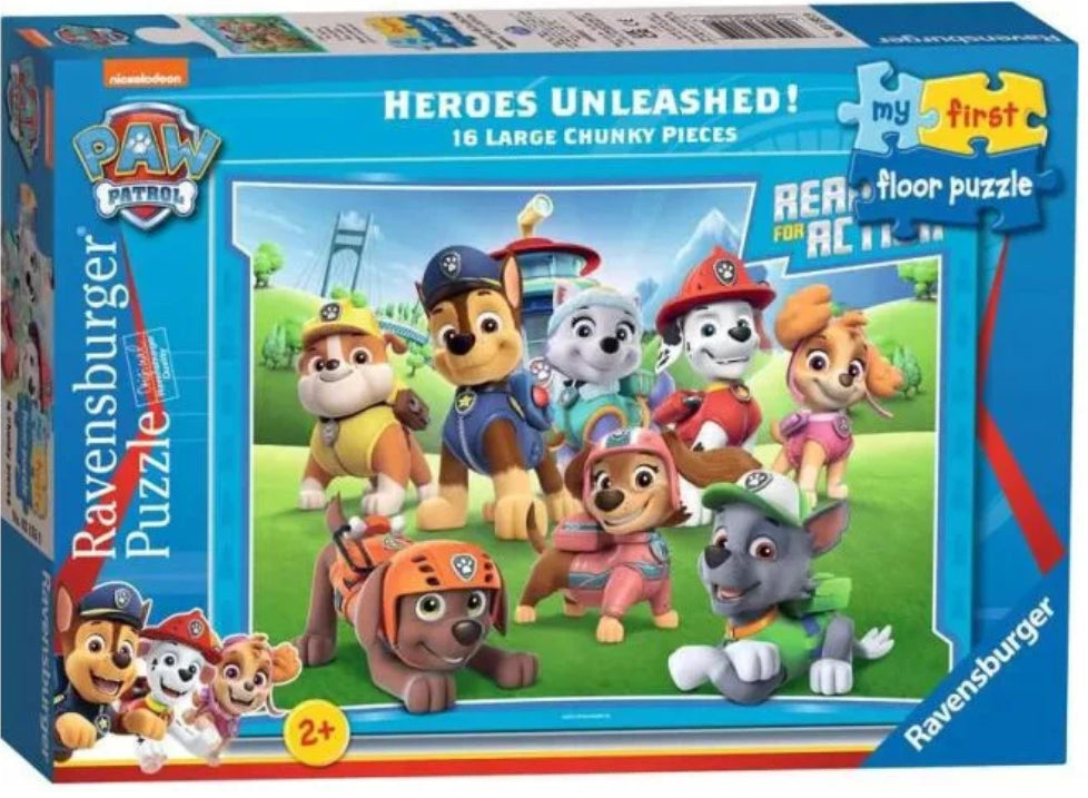 PUZZLE FLOOR 16 LARGE PCS PAW PATROL