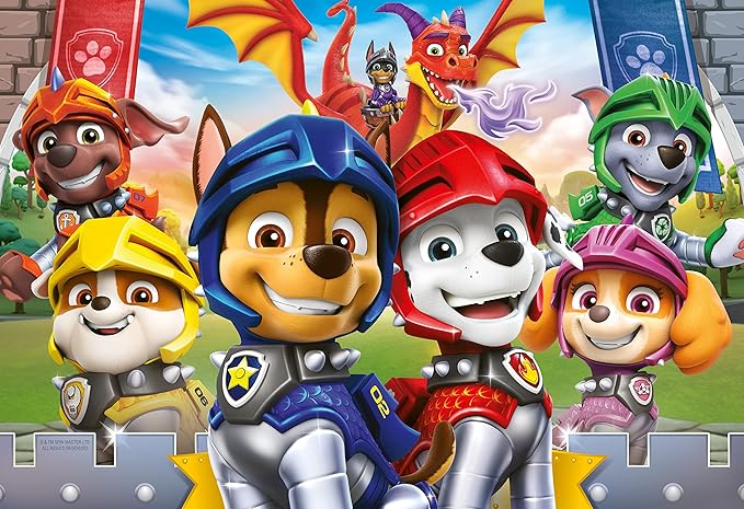 PUZZLE 35PC PAW PATROL RESCUE KINGHTS