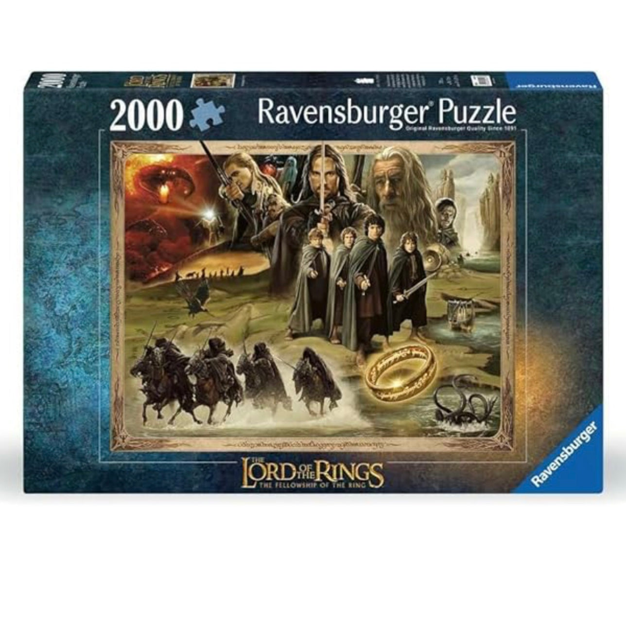PUZZLE 2000PC LOTR THE FELLOWSHIP RING