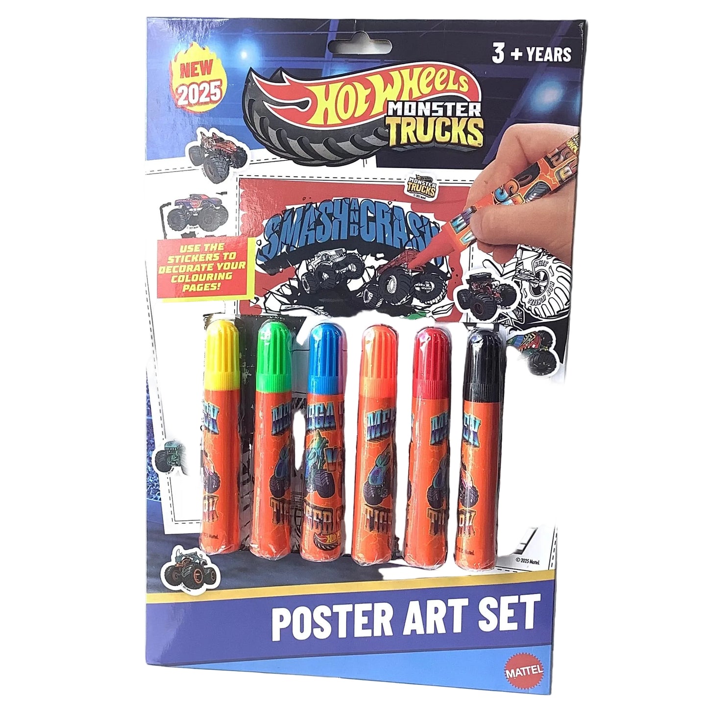 H/W MONSTER TRUCK POSTER ART SET